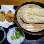 Noraya - Zaru Udon and 2 Pieces of Chicken Tempura