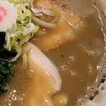 津軽煮干中華蕎麦 サムライブギー - 濁り煮干しソバ（アップ）