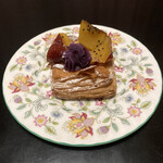 Boulangerie Queue - さつま芋とムラサキ芋のクリームデニッシュ380円