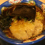 しぶき屋 - にごり醤油ラーメン   味は ひかえめな味加減