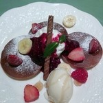 ウィーンの森 - 苺のパンケーキ