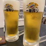 日高屋 - 生ビール