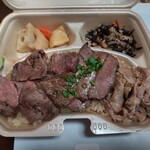 金沢牛たん食堂 10&10 - 料理写真:お肉大好き重。