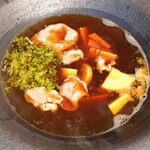 麻布 幸村 - 牛肉と花山椒鍋