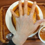 来勝軒 - ふわふわカニ玉ご飯(天津飯)