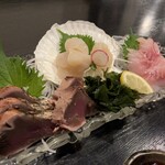 個室×海鮮居酒屋　かりーな  - 刺身三点盛