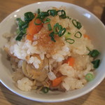 神田 日本酒バル 酒趣 - 炊き込みご飯