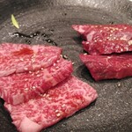 王様の焼肉くろぬま - やみつきハラミと上赤身カルビ