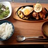 Kicchin Emuzu - 目玉焼きハンバーグ & 鶏のからあげ ランチセット