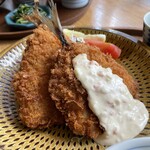 d47食堂 - ■長崎定食 松浦港のアジフライ¥1,880