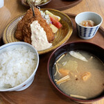 d47食堂 - ■長崎定食 松浦港のアジフライ¥1,880