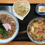 Michi naka - ミニ焼肉丼そばセット