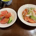 加津味 - サラダ（小）とミックスサラダ