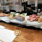 だいどこ やぶれ傘 - 目の前の食材達