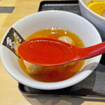 超純水採麺 天国屋 - ワンタン用の鶏醤油スープ