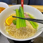 超純水採麺 天国屋 - 小松菜