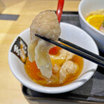 超純水採麺 天国屋 - あぐー豚のワンタン