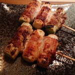 Yakitori Hide - 白ねぎ豚巻き370円