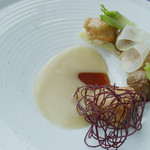 ブルガリ イル・リストランテ ルカ・ファンティン - Antipasto　鶏手羽とプンタレッレ