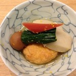 春草 - 13.2月　大根 里芋 海老真薯の煮物