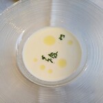 175571524 - 本日の冷製スープ(ジャガイモのオリジナルスープ)