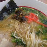 丸千製麺 - 味にアクセント