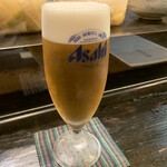 一二三亭 思案橋店 - 生ビール