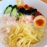 らぁ麺屋 足立商店 - 冷麺(豆乳冷麺) の麺