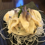 カネマル後藤商店 - 活ホッキ貝刺