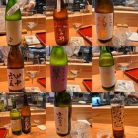 すしと天ぷら 坂本 - 日本酒ペアリング