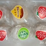 しまや 彩香 - 2013.2.24(日)16時　岡山から4人で訪問　苺だけでなく、マロンミルク大福170円も大推薦(^^♪
      