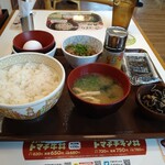 すき家 - 牛たまかけ朝食350円税込ですってぇ〜♪