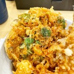 天丼てんや - あさりと生姜のかき揚げ（三つ葉入り）