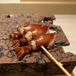 島津 - 蛍烏賊の藁焼き