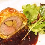 OGINO organic Restaurant - ニュージーランド産仔羊背肉とフォアグラのパイ包み　マリアカラス風（4500円・2012/11）
