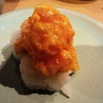 粋や - えびサラダ、海苔抜き、シャリコマです