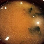 粋や - あさりの味噌汁です