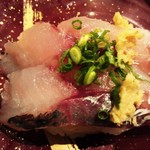 粋や - 釣りアジ、しゃりこまです