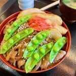 ドライブインのうみ - 能登豚の生姜焼き丼　1300円