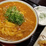 丸亀製麺 - トマたまカレーうどん（大盛り）¥810-　～　辛くてうまい！