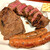 洋食BAL - 料理写真:牛ヒレ＆アンガス牛リブ＆ソーセージ2本のコンボ