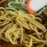 中華そば 大石家 - 麺アップ