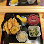 尾州  - 福助定食(キスと野菜の天丼)