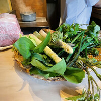 霜止出苗 - シェフ自ら山に入り採られる山菜たち