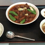 木蘭 - 酢豚定食／￥１，２５０