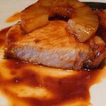ポークソテーの断面