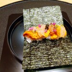 是しん - 雲丹と甘エビ