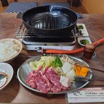 Jingisukan Shiro - ジンギスカン特上(生肉)定食