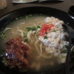 城 - ゆし豆腐そば　（おぼろ豆腐）