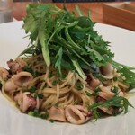 ボーノ - イカペペ サラダのせ  裏メニューです